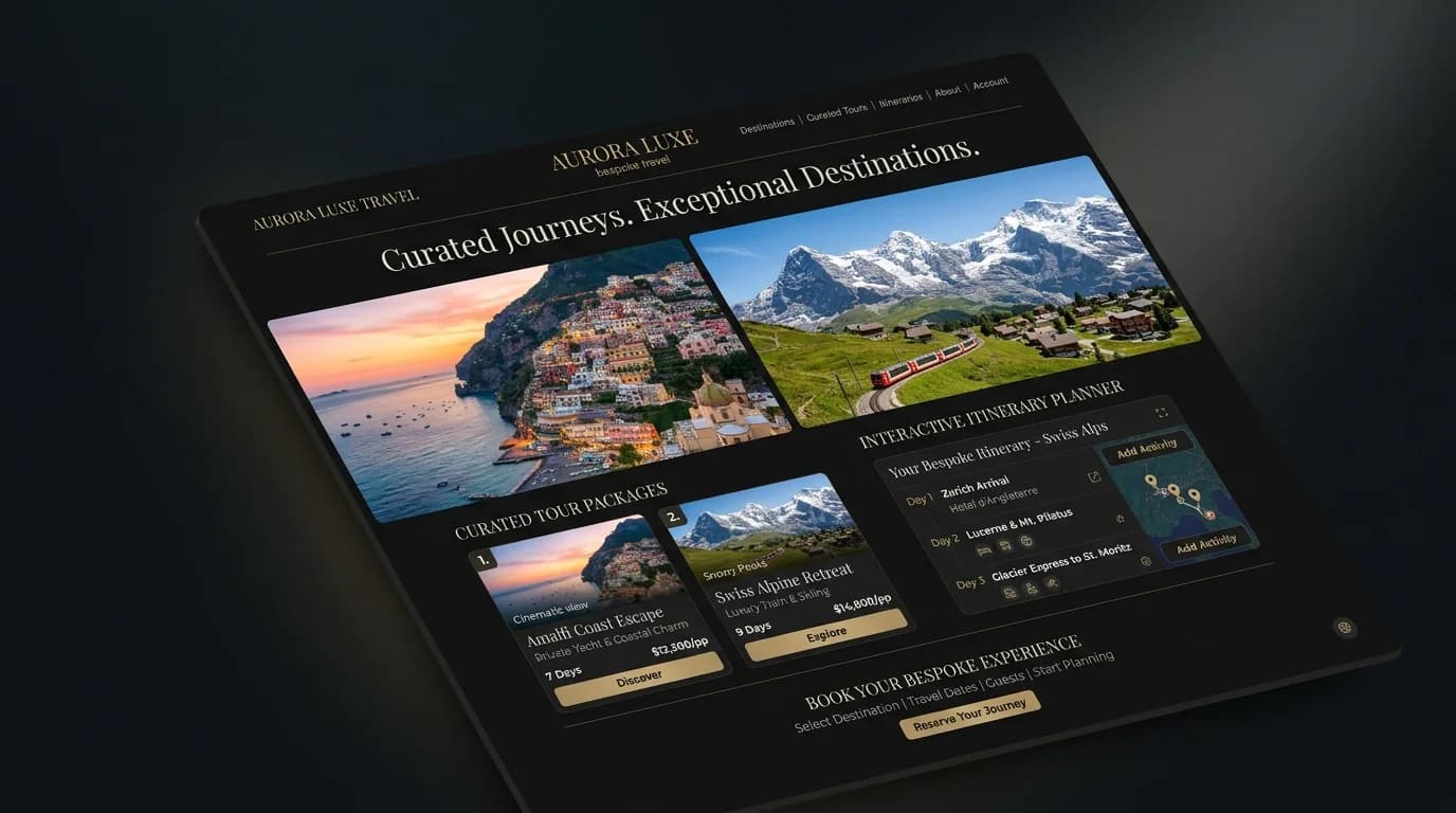 Travel Agency Curated Journey Booking Platform